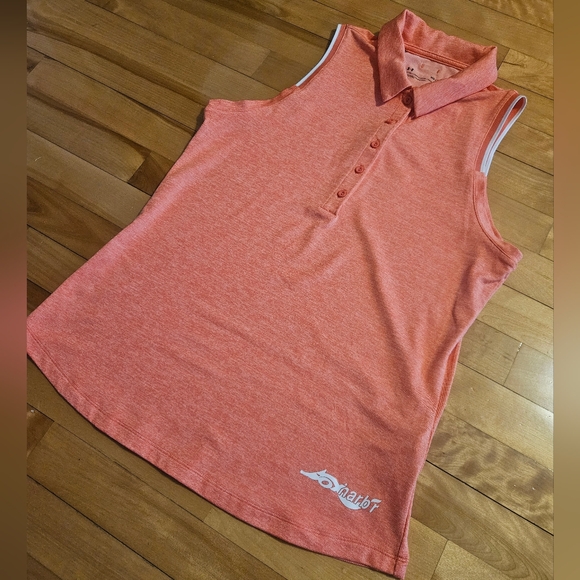Underarmour Size M Collared Sleeveless Tank - Picture 3 of 5